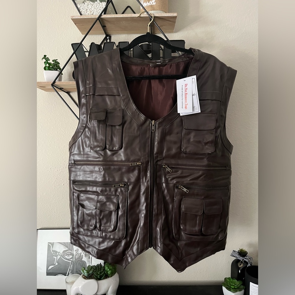 NWT Brown Vest